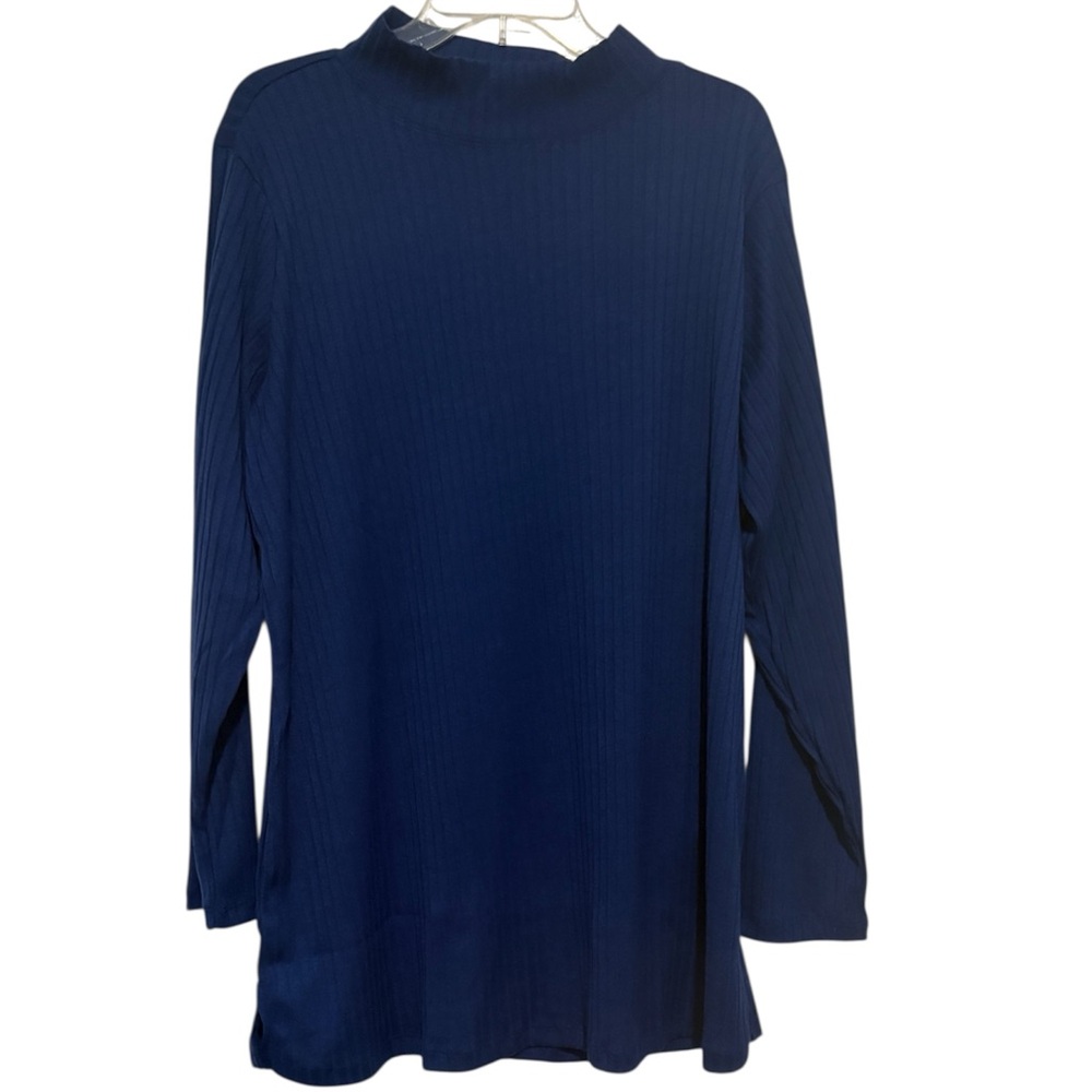 Oversized NIP Long Sleeve Ribbed Tunic